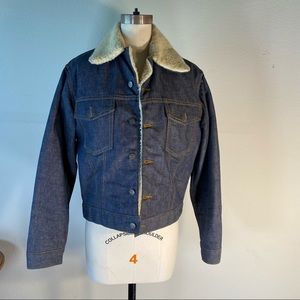 Vintage Roebuck denim trucker jacket